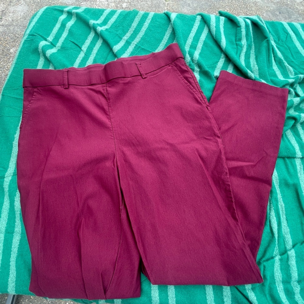 Rafaella - Burgundy Trousers